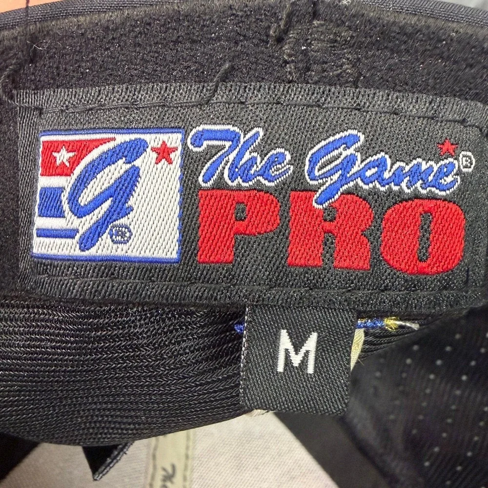 The Game Pro Texas Eagle Baseball Hat Black Yellow GP521 Mens Medium